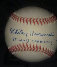 Whitey Kurowski St.Louis Cardinals World Series 1943-1944, 1 of 2