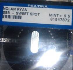 Nolan Ryan MINT+ 9.5 PSA Cert, 2 of 2