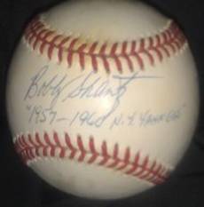 Bobby Shantz 1957-1960 NY Yankees